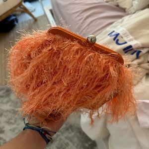 ASOS Orange Clutch